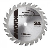 WA5046 - Kotouč na dřevo 120x9,5 pro WU427, Worxsaw XL