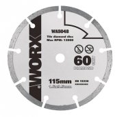 WA5048 - Diamantový kotouč 115 x 9,5  pro WU427, Worxsaw XL