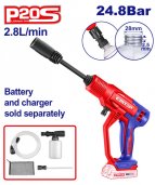 Aku tlaková myčka 20V 24,8Bar solo