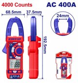 Digitální klešťový multimetr AC 400A RMS 4000
