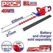 Aku plotostřih 40V 65cm solo