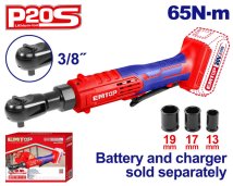 Aku ráčna 20V 65Nm 3/8" solo