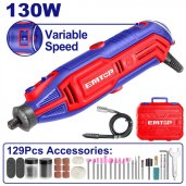 Přímá bruska 130W 129ks příslušenství