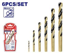 Sada vrtáků do kovu 6 ks