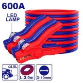 Startovací kabely 600A s LED podsvícením