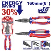 Kleště půlkulaté přímé 160 mm (úspora síly 30%)