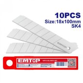 Sada 10 ks 18mm odlamovacích čepelí