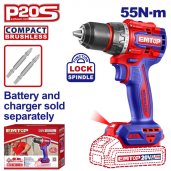 Aku vrtací šroubovák 20V 55Nm solo