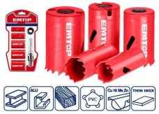 Sada korunkových vrtáků  22-38mm 7 ks HSS-Bimetal